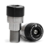 Závaží R&G Racing do řidítek pro motocykly YAMAHA YZF-R6 (-'05), černá (pár)